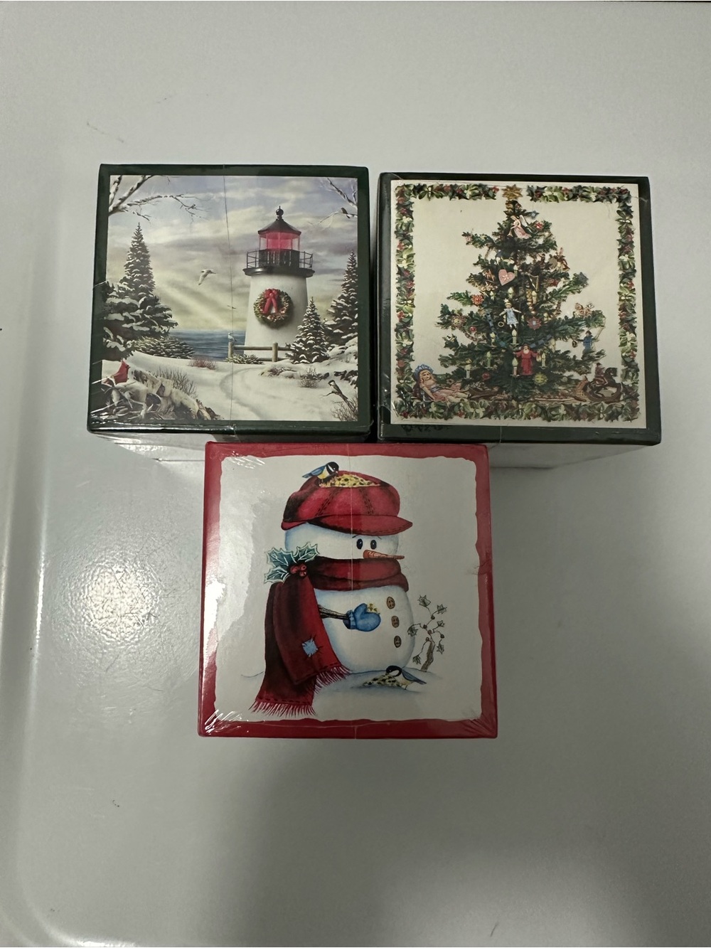 Holiday Decorative Note Pads - Set of Three